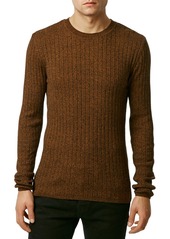 Men's Topman Rib Knit Crewneck Sweater