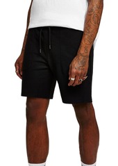 Men's Topman Slim Fit Twill Jersey Shorts