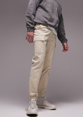 Topman Cotton Cargo Pants in Stone at Nordstrom Rack