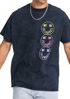 Topman Don't Hate Cotton Graphic Tee in Black at Nordstrom