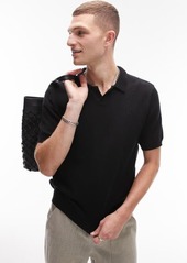 Topman Johnny Collar Pointelle Polo