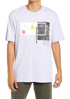 Topman Men's Collage Graphic Tee in Lilac at Nordstrom