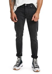 Topman Men's Essential Slim Fit Jeans in Black at Nordstrom