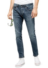 Topman Rainier Skinny Fit Jeans in Blue at Nordstrom