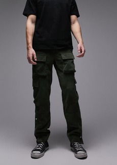 Topman Relaxed Fit Corduroy Cargo Pants