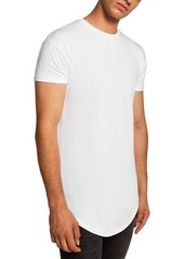 Topman Scotty Longline T-Shirt in White at Nordstrom