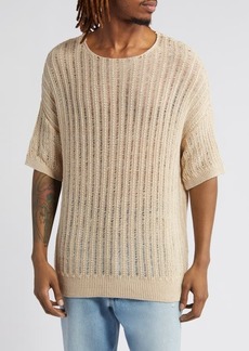 Topman Sweater Knit T-Shirt