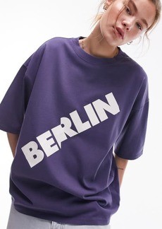 Topshop Berlin Oversize Graphic T-Shirt