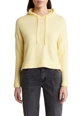 Topshop Boxy Crop Hooded Sweater in Grey at Nordstrom Rack
