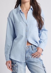Topshop Casual Cotton Button-Up Shirt
