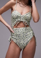 Topshop Cutout One-Piece Swimsuit