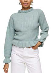 Topshop Frill Sweater (Regular & Petite)