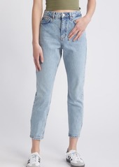 Topshop High Waist Tapered Mom Jeans