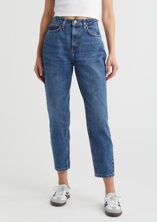 Topshop High Waist Tapered Mom Jeans