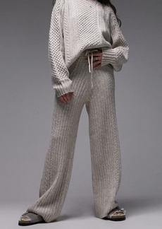 Topshop Loungewear Sweater & Wide Leg Pants Set