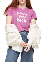 Topshop Love You Back Graphic Tee