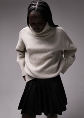 Topshop Turtleneck Oversize Sweater