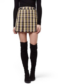 Topshop Plaid Kilt Miniskirt
