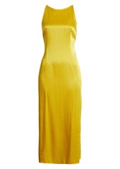 Topshop Satin Camisole Slipdress in Yellow at Nordstrom Rack