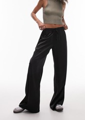 Topshop Satin Wide Leg Pants