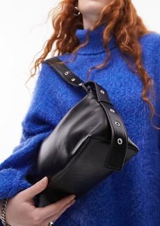 Topshop Sophie Faux Leather Shoulder Bag