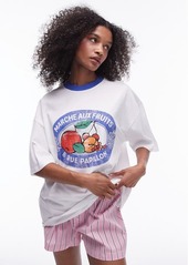 Topshop Still Life Produce Graphic T-Shirt