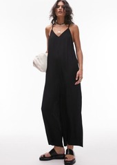 Topshop Strappy Wide Leg Jumpsuit