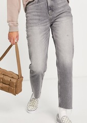 Topshop Stretch Mom Jeans in Grey at Nordstrom