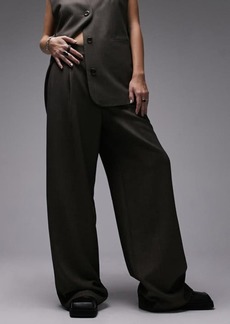 Topshop Tailored Wide Leg Trousers