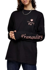 Topshop Tranquility Skater Graphic Tee