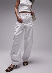 Topshop Wide Leg Back Tab Pants