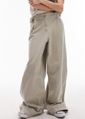 Topshop Wide Leg Puddle Pants