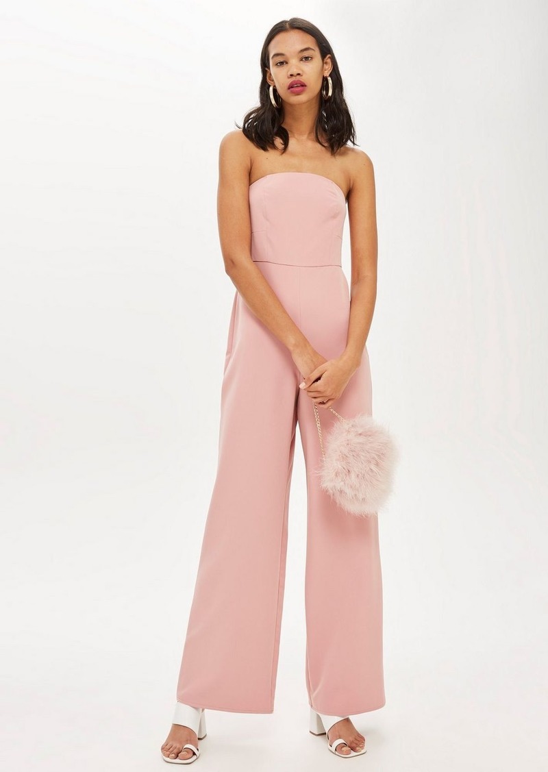 topshop bandeau jumpsuit