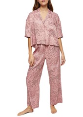 Topshop Chloe Animal Print Pajamas