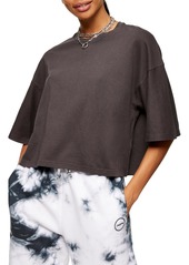 Topshop Washed Boxy T-Shirt in Black at Nordstrom