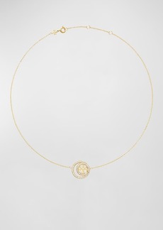 Tory Burch  Miller Double Ring Pendant Necklace