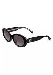 Tory Burch 53MM Oval Sunglasses