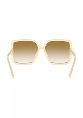 Tory Burch 57MM Square Sunglasses