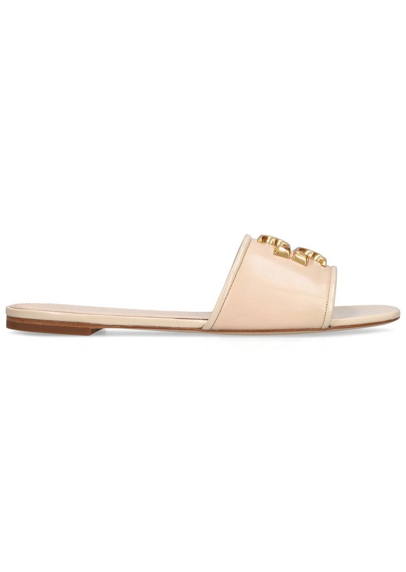 Tory Burch 10mm Eleanor Leather Slide Sandals