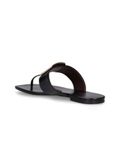 Tory Burch 10mm Georgia Leather Thong Sandals