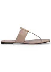 Tory Burch 10mm Georgia Leather Thong Sandals