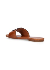 Tory Burch 10mm Ines Leather Flat Slides