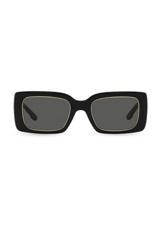 Tory Burch 51MM Rectangular Sunglasses