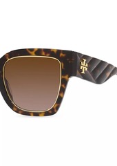 Tory Burch 52MM Square Sunglasses