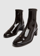 Tory Burch 55mm Cap-toe Patent Leather Ankle Boots