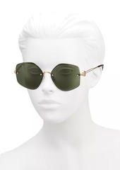 Tory Burch 58MM Geometric Sunglasses