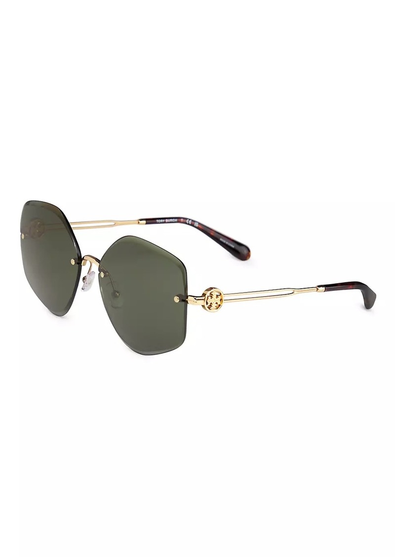 Tory Burch 58MM Geometric Sunglasses