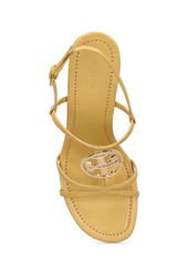 Tory Burch 95mm Capri Miller Leather Wedge Sandals