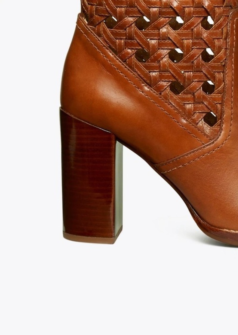 tory burch basket weave boots