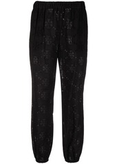 Tory Burch broderie anglaise cotton trousers